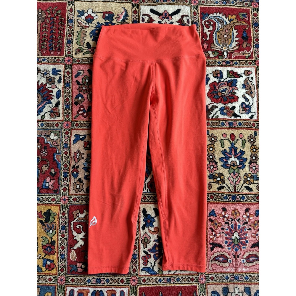 P'tula Orange‎ Alainah Leggings High Rise Workout Pants Size Large  Activewear